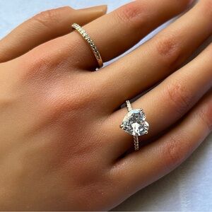 Gold Filled Heart Ring Set